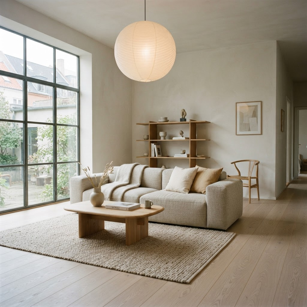 Scandinavian design interior in Copenhagen
